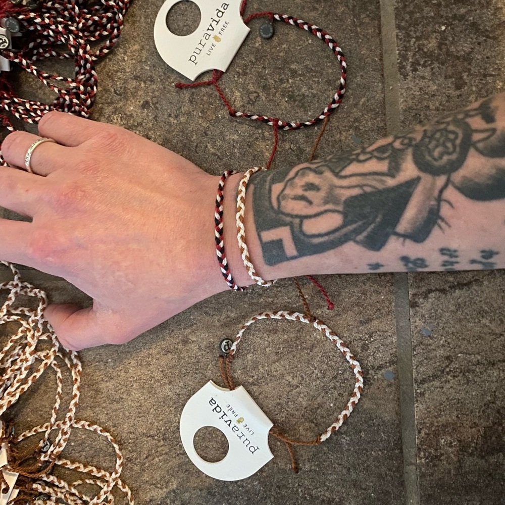 National Canine Cancer Society bracelets! Pura Vida mini braided for charity ❤️